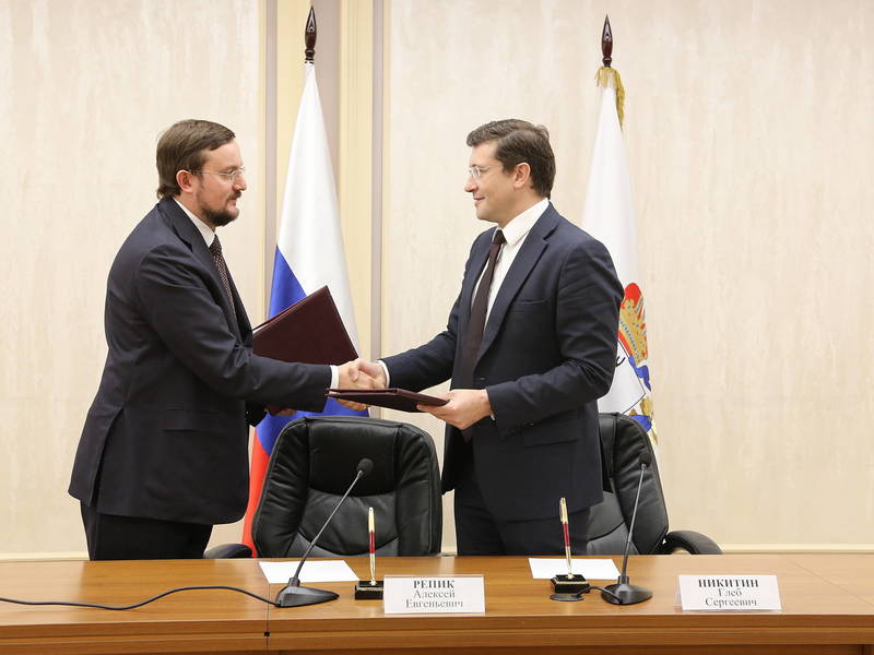 Глеб Никитин подписал соглашение о сотрудничестве с «Деловой Россией»