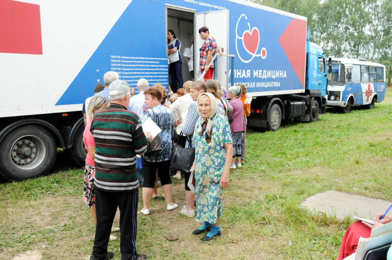 Врачи мобильных бригад помогли жителям отдаленных поселений нижегородской области