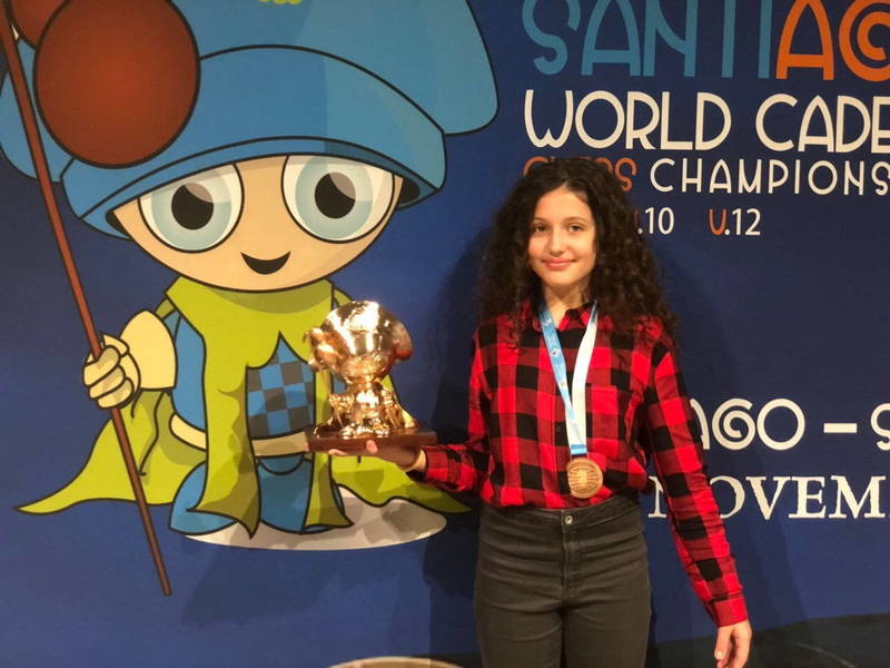 Нижегородка Эмилия Завиваева стала бронзовым призером мирового первенства по шахматам среди девочек до 12 лет