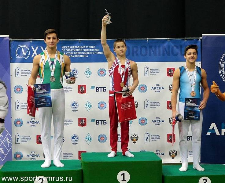 Дзержинец Валентин Бесхмельницын одержал победу на Международном турнире по спортивной гимнастике