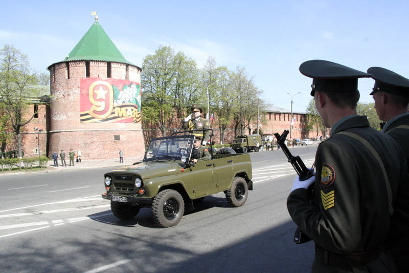 Нижнем Новгороде начинаются репетиции Парада Победы