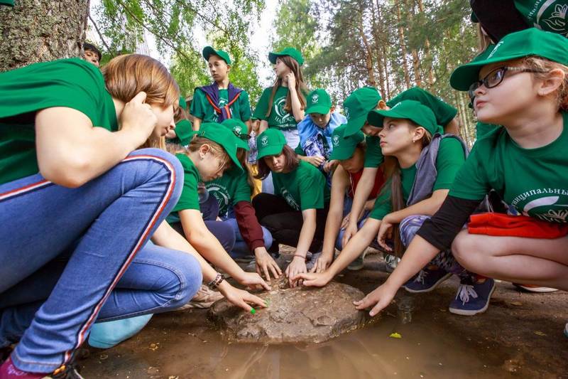 Торжественное закрытие профильной смены проекта «Экологический десант-2019» прошло в детском оздоровительном лагере «Спутник»