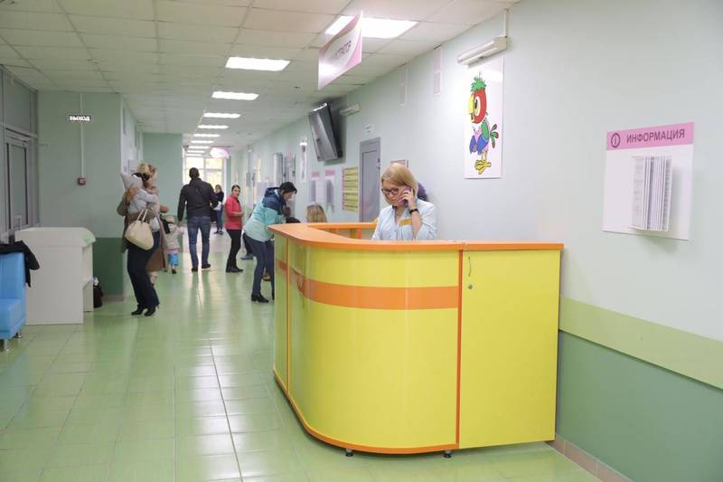 Завершается ремонт детской поликлиники больницы № 39