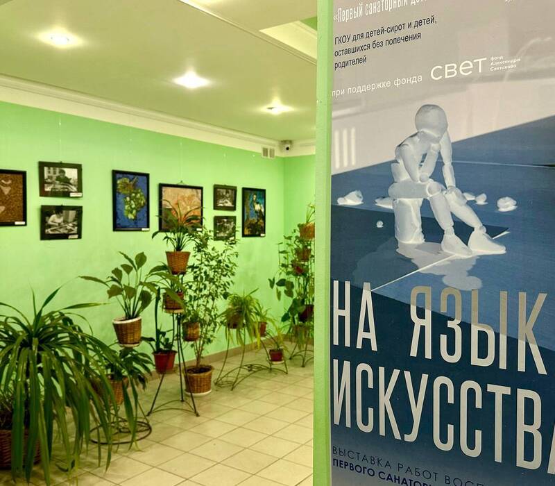 В Нижнем Новгороде в Первом санаторном детском доме открылась художественная галерея «На языке искусства»
