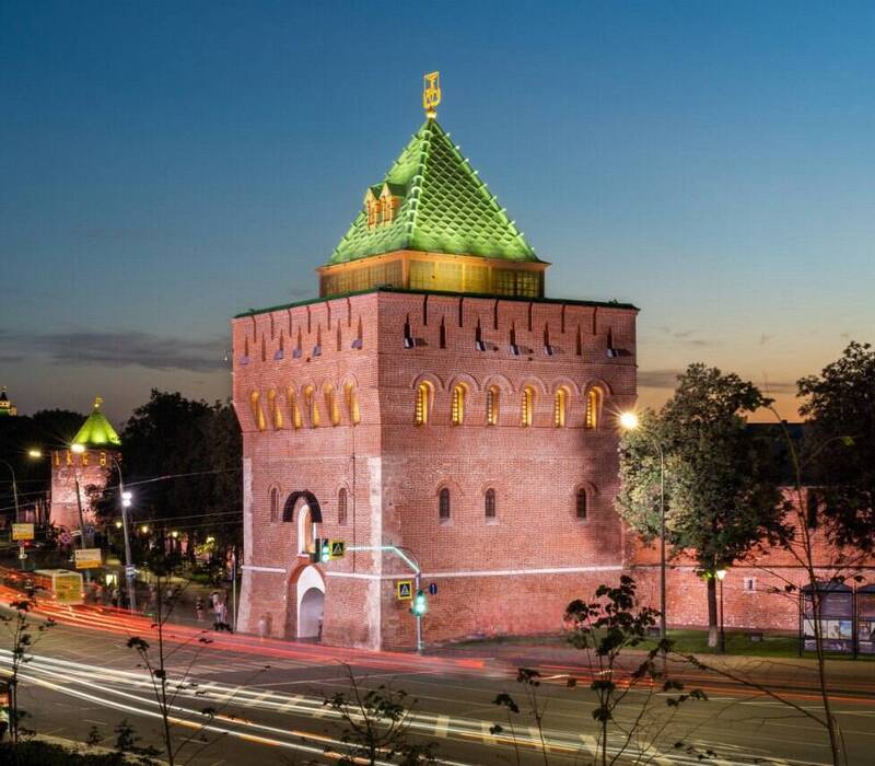 На Дмитриевской башне Нижегородского кремля в День Победы будет представлено праздничное световое шоу