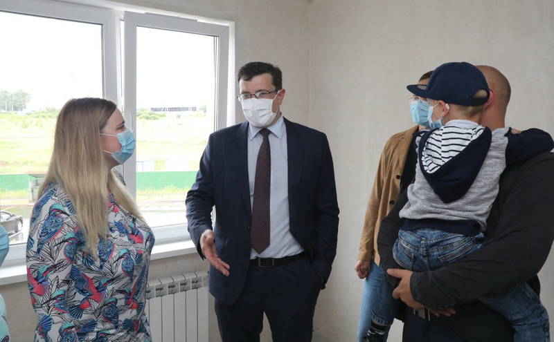 Глеб Никитин пообщался с жильцами новых домов ЖК «Новинки SmartCity»