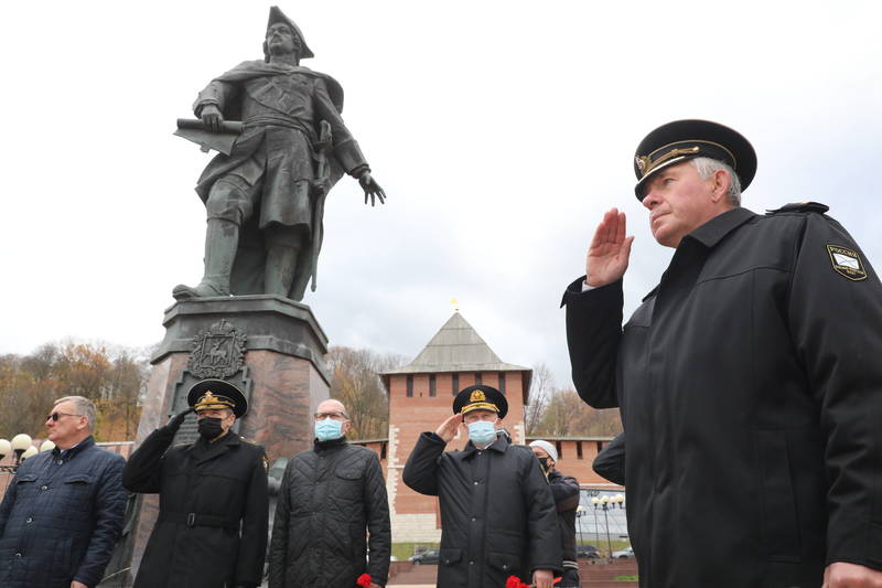В Нижнем Новгороде отметили День создания российского флота 