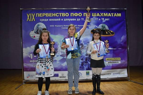 Юные нижегородские шахматисты завоевали четыре медали на первенстве Приволжского федерального округа