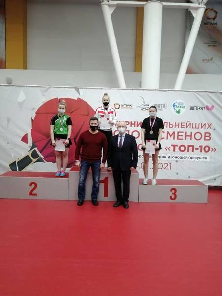 Три медали завоевали нижегородцы на Всероссийских соревнованиях по настольному теннису «ТОП-10»  