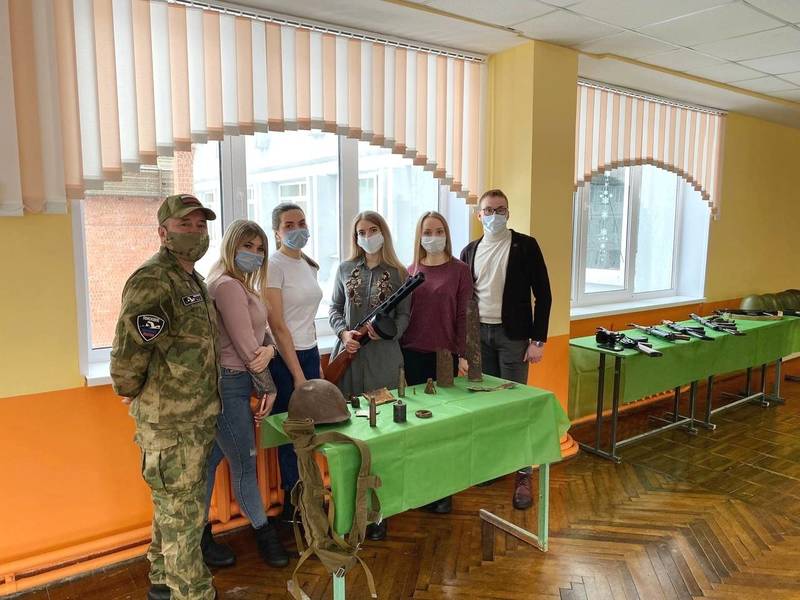 Члены поискового отряда «ШТУРМ» провели презентацию подшефного военно-патриотического клуба «Баграм»